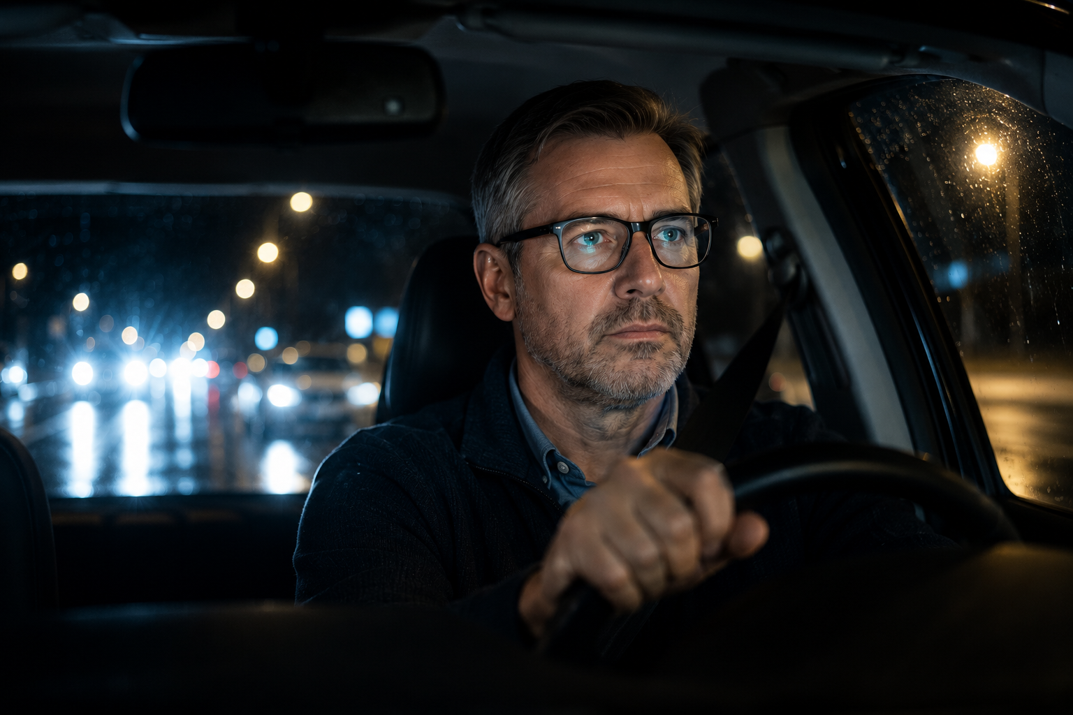 Why Night Driving Gets Harder After 45, and What a Precision Eye Scan Can Reveal